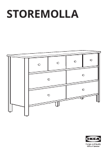 Instrukcja IKEA STOREMOLLA Komoda