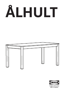 Руководство IKEA ALHULT Обеденный стол