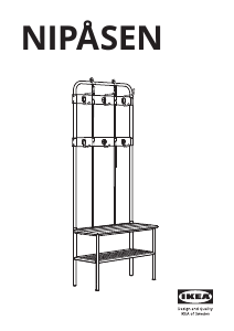 Kasutusjuhend IKEA NIPASEN Riidenagi