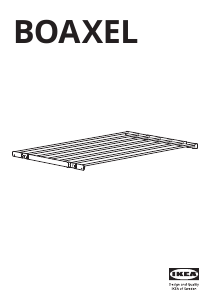 Manual de uso IKEA BOAXEL Tendedero
