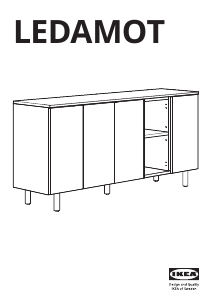 Εγχειρίδιο IKEA LEDAMOT Ντουλάπα