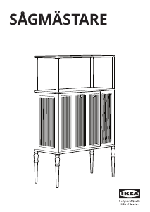 Hướng dẫn sử dụng IKEA SAGMASTARE Tủ tường