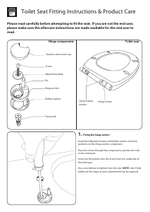 Manual Roper Rhodes Minerva Toilet Seat