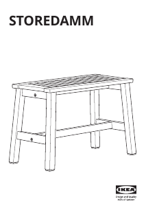 Прирачник IKEA STOREDAMM Работна подлога