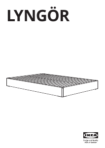 Kasutusjuhend IKEA LYNGOR Voodiraam