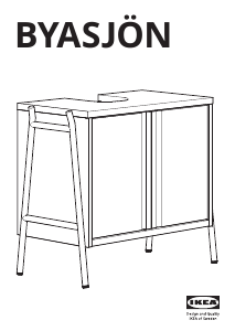 Посібник IKEA BYASJON Підлогова шафа