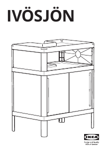 Rokasgrāmata IKEA IVOSJON Skapja korpuss