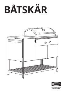 Käyttöohje IKEA BATSKAR Grilli