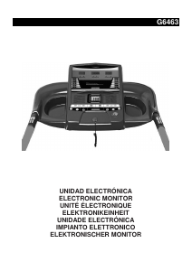 Bedienungsanleitung BH Fitness G6463 Fitnesskonsole