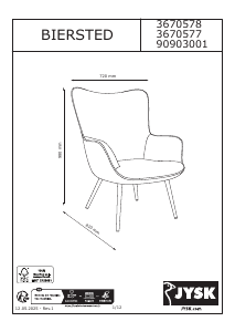 Manual JYSK Bierstad Armchair