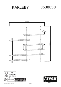 Посібник JYSK Shelf Полиця