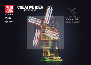 Bedienungsanleitung Mould King set 10060 Creative Idea Mittelalterliche Windmühle