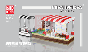 Bedienungsanleitung Mould King set 24034 Creative Idea Zeitungskiosk