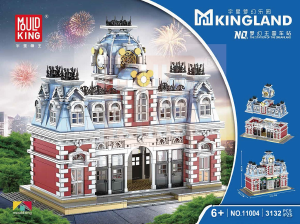 Bedienungsanleitung Mould King set 11004 Kingland Dreamland Bahnhof