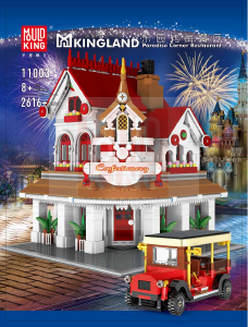 Bedienungsanleitung Mould King set 11003 Kingland Restaurant Paradies