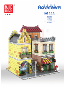 Bedienungsanleitung Mould King set 16008 Novatown Mediterranes Straßencafe
