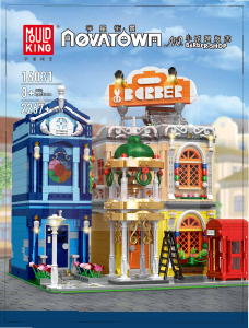 Bedienungsanleitung Mould King set 16031 Novatown Friseursalon
