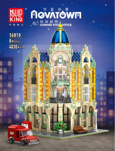 Bedienungsanleitung Mould King set 16010 Novatown Eckgebäude Postamt