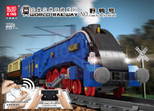 Bedienungsanleitung Mould King set 12006 World Railway Dampflokomotive Klasse A4 Pacific Mallard
