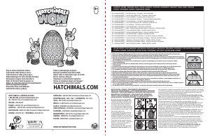 Manual Spinmaster Hatchimals WOW Llalacorn