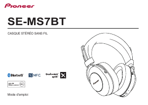 Mode d’emploi Pioneer SE-MS7BT Casque