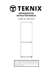 Manual Teknix SMF165W/E Fridge-Freezer