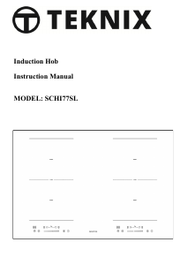 Handleiding Teknix SCIH77SL Kookplaat