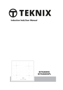 Handleiding Teknix BITK260IHS Kookplaat
