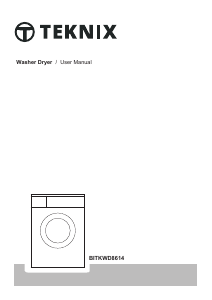 Manual Teknix BITKWD8614 Washer-Dryer