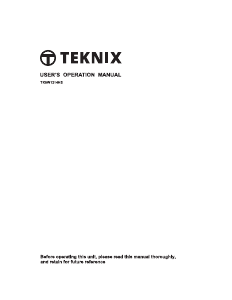Handleiding Teknix TK5W1214HS Wasmachine