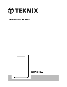 Handleiding Teknix UC55L5W Koelkast