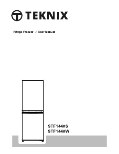 Handleiding Teknix STF1448S Koel-vries combinatie