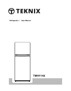 Manual Teknix TMH1148W Fridge-Freezer