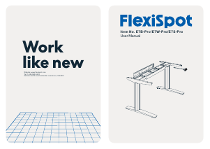 Handleiding Flexispot E7B-Pro Bureau