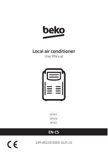 Bruksanvisning BEKO BP409C Luftkonditionering