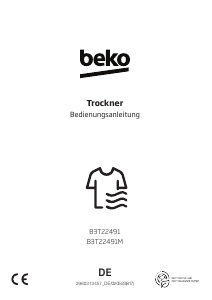 Bedienungsanleitung BEKO B3T22491 Trockner