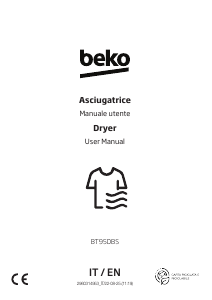 Manuale BEKO BT95DBS Asciugatrice