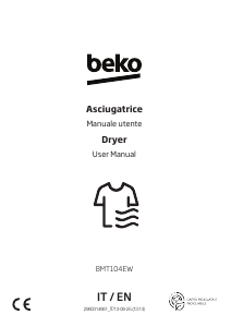 Manual BEKO BMT104EW Dryer