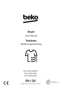 Bedienungsanleitung BEKO B5T49924WC Trockner