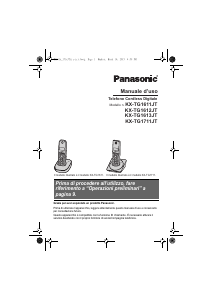 Manuale Panasonic KX-TG1611JT Telefono senza fili