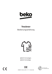 Bedienungsanleitung BEKO BM3T37249W Trockner