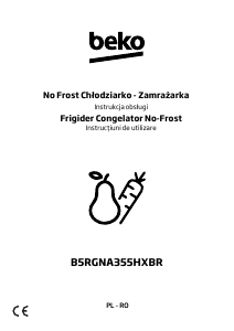 Manual BEKO B5RGNA355HXBR Combina frigorifica