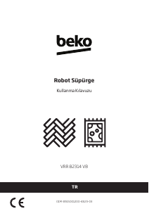 Kullanım kılavuzu BEKO VRR 82314 VB Robo-X 3.1 Elektrikli süpürge