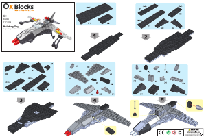 Manuale Ox Blocks set 0203 Space Explorer navicella spaziale