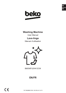 Mode d’emploi BEKO BM3WFU39412CW Lave-linge