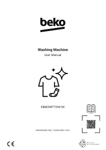 Bruksanvisning BEKO KBM3WFT3941W Tvättmaskin