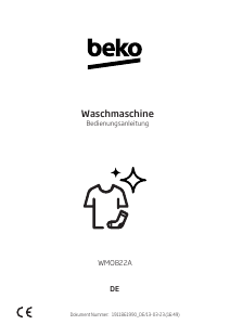Bedienungsanleitung BEKO WMO822A Waschmaschine