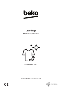 Mode d’emploi BEKO B3WM49410W2 Lave-linge