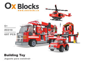 Bedienungsanleitung Ox Blocks set 0310 Rescue Squads Feuerwehr