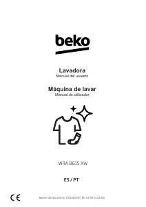 Manual de uso BEKO WRA 8615 XW Lavadora